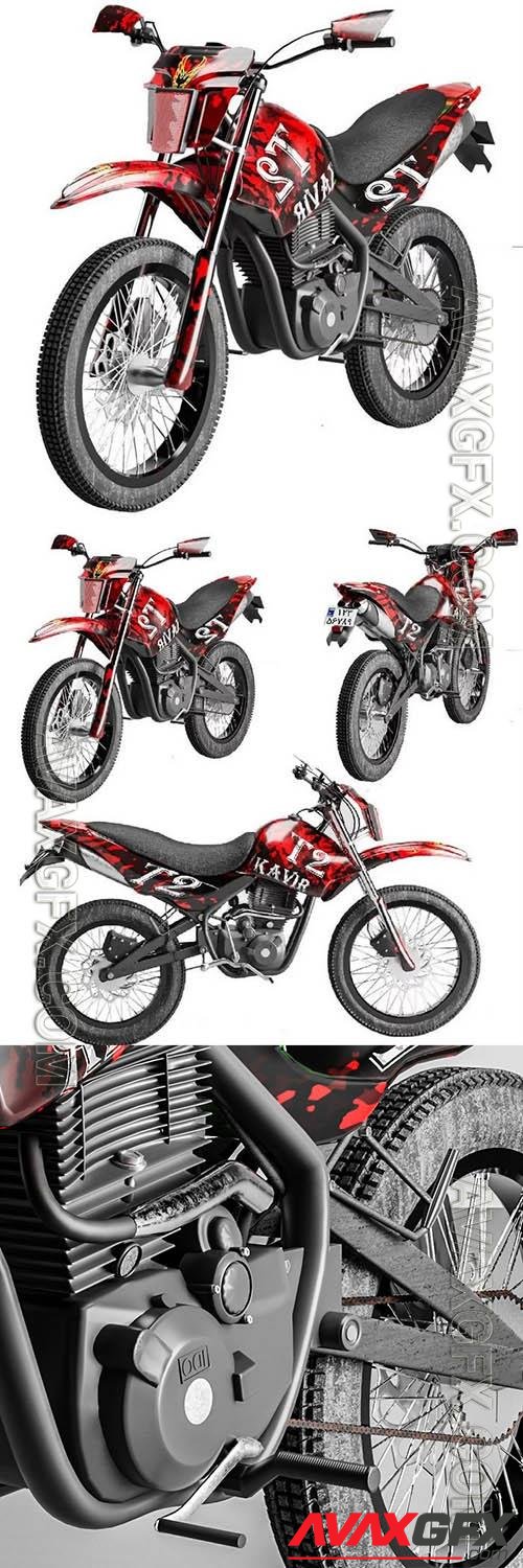 Tril t2 Dirt Bike Enduro - 3d model