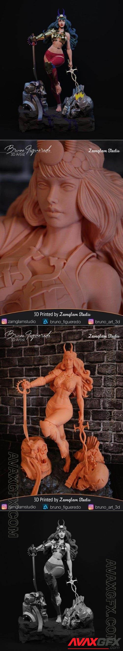 White Witch – BrunoArt 3D Print Model