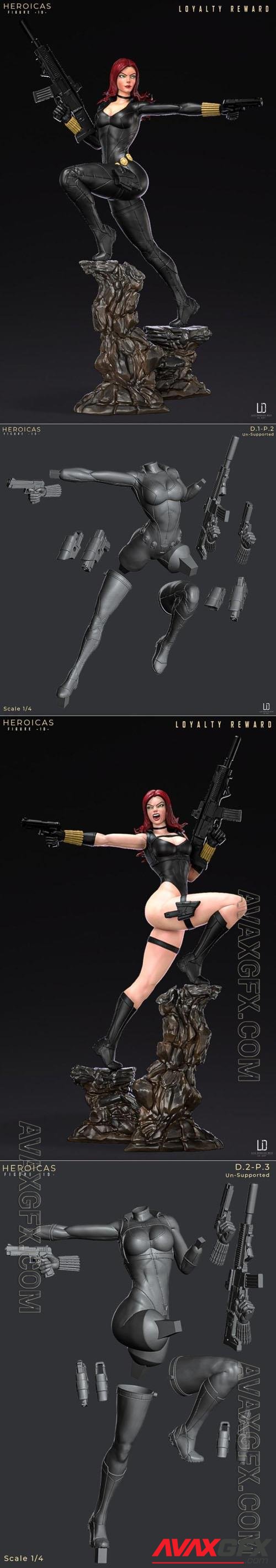 Black Widow – Marvel 3D Print Model