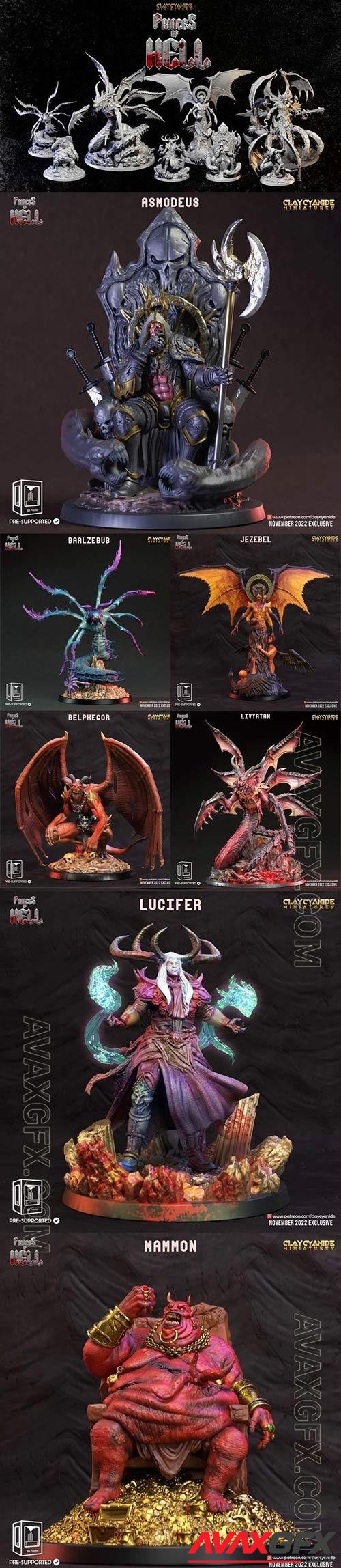 Princes of Hell – CLAY CYANIDE MINIATURES (November 2022) 3D Print Model