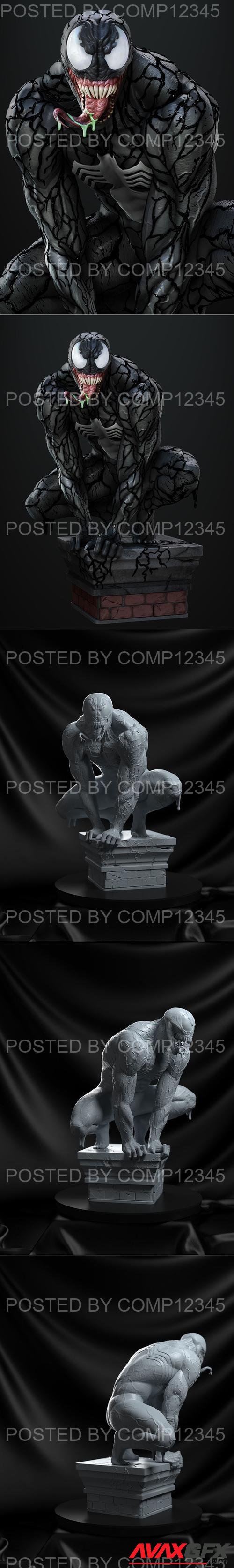 Cardoso 3d Studio - Venom Statue 3D Print