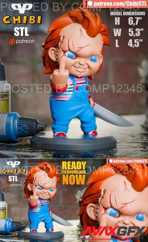 Chucky Chibi 3D Print