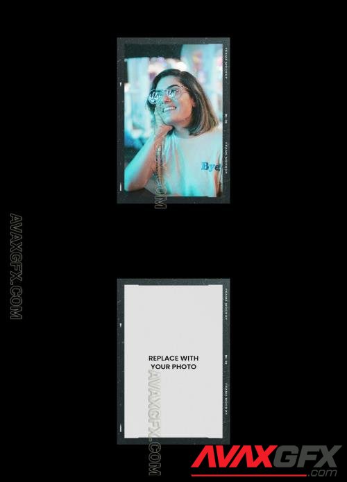 Analog Film Frame Photo Effect Mockup Template 545342287 [Adobestock]