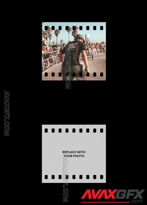 Analog Film Frame Photo Effect Mockup Template 545341999 [Adobestock]
