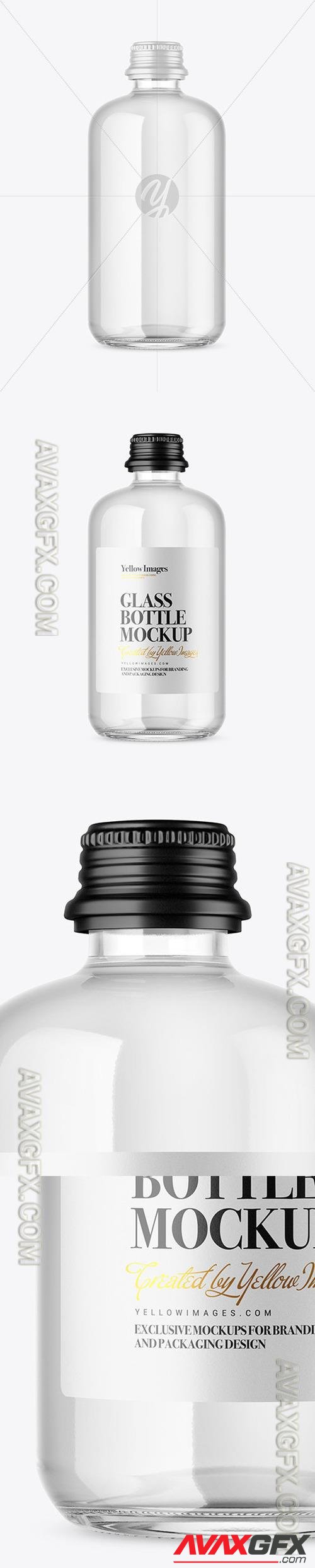 Clear Glass Bottle Mockup 48229 [TIF]