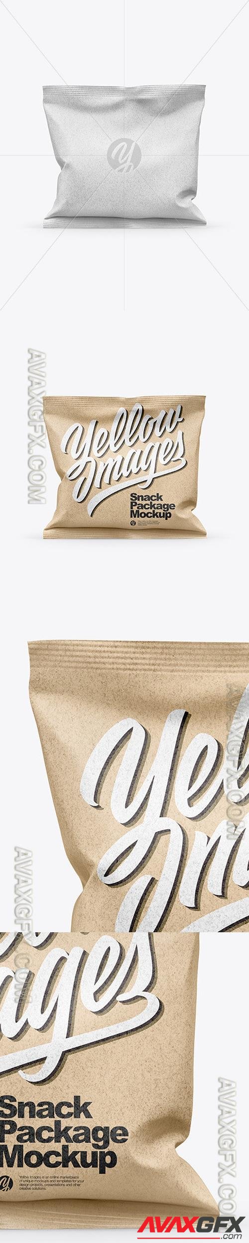 Kraft Snack Bag Mockup 50612 [TIF]