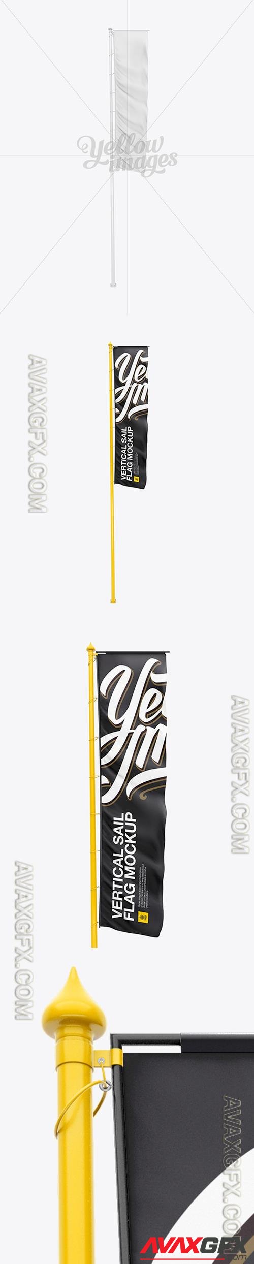 Vertical Sail Flag Mockup 16955 [TIF]