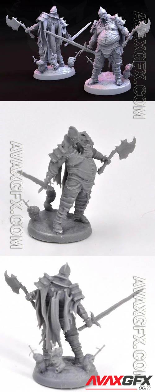 Masochistic Plate Death Knight Pose 1 3D Print Model