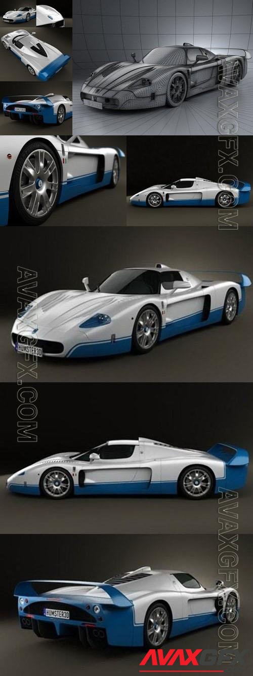 Maserati-MC12 - 3d model