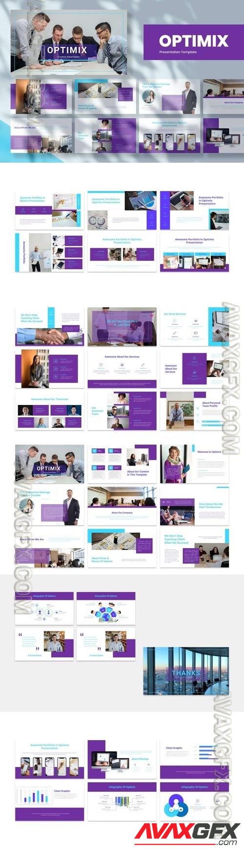 Optimix - Business PowerPoint Template [PPTX]