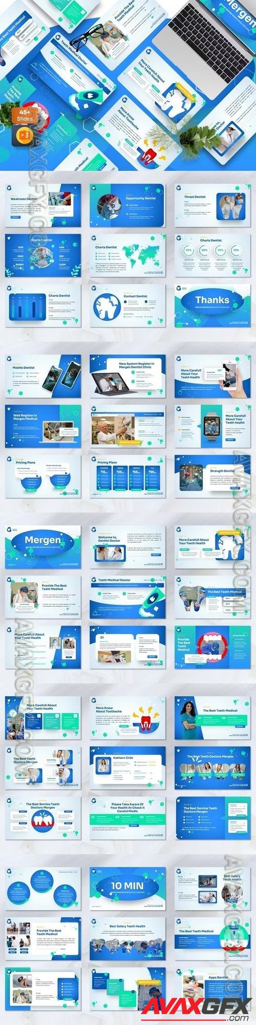 Mergen - Healthcare Powerpoint Template [PPTX]