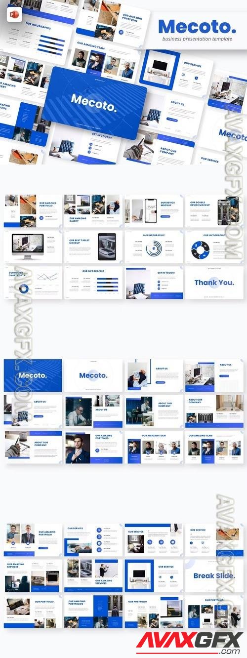 Mecoto Business PowerPoint Template [PPTX]