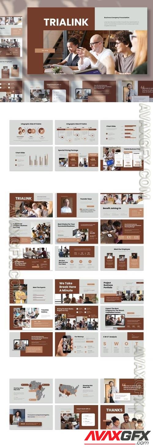 Trialink - Business PowerPoint Template [PPTX]