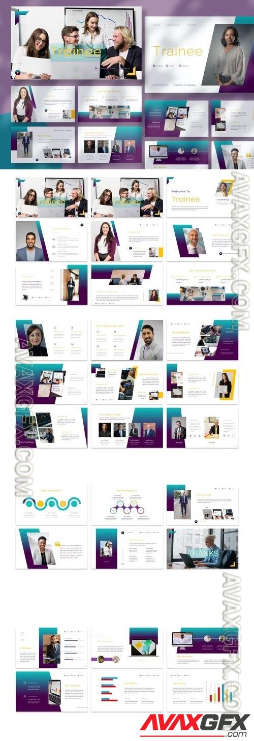 Traineee - Business PowerPoint Template [PPTX]