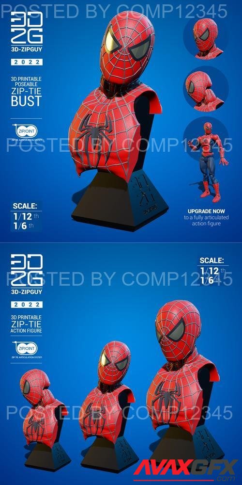 Tobey maguire spiderman bust 3D Print