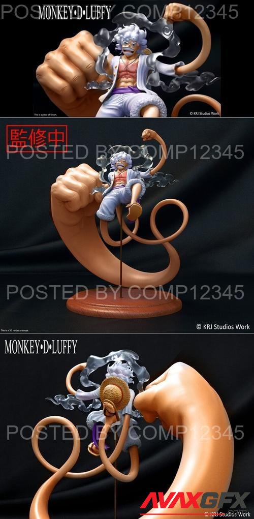 One Piece Luffy Gear 5 Nika 3D Print