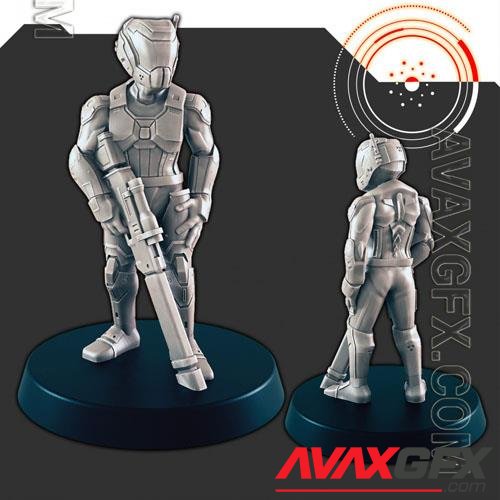 Sci-Fi Alliance Patrol 2 3D Print Model