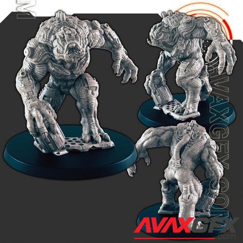 Sci-Fi Alien Hive The Behemoth 3D Print Model