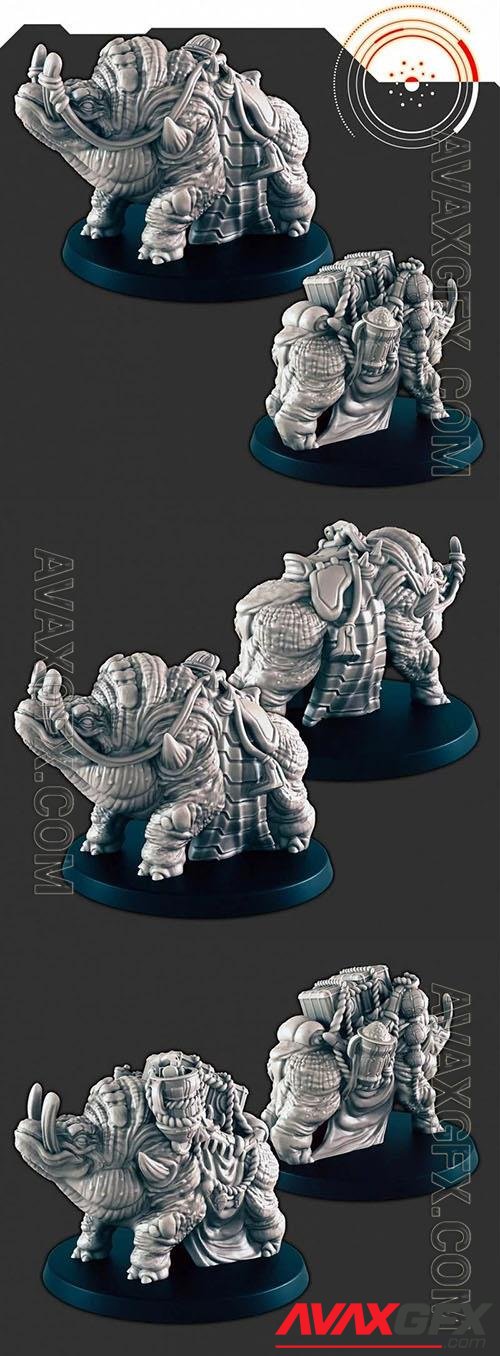 Sci-Fi Alien Beast of Burden – Uscon 3D Print Model