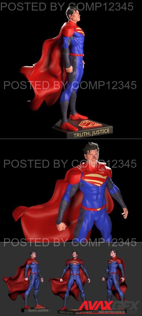 Superman Jon Kent 3D Print