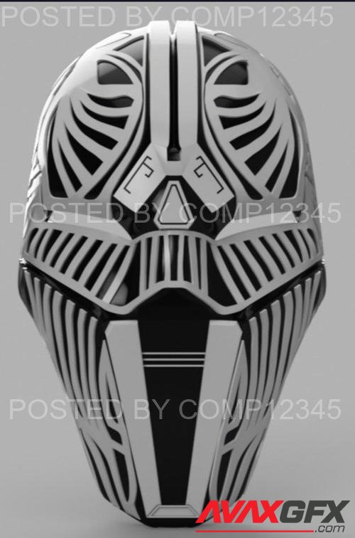 Sith Acolyte Mask (Star Wars) 3D Print