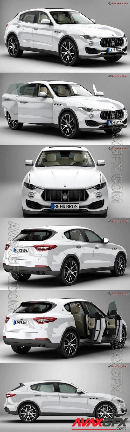 Maserati Levante 2017 - 3d model