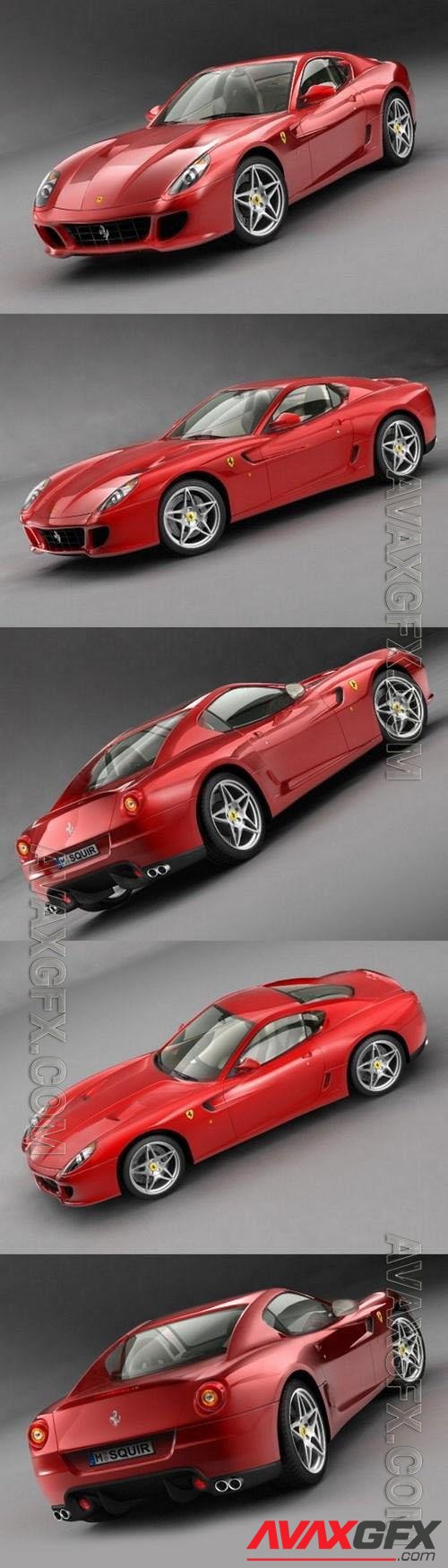 Ferrari F599 GTB - 3d model