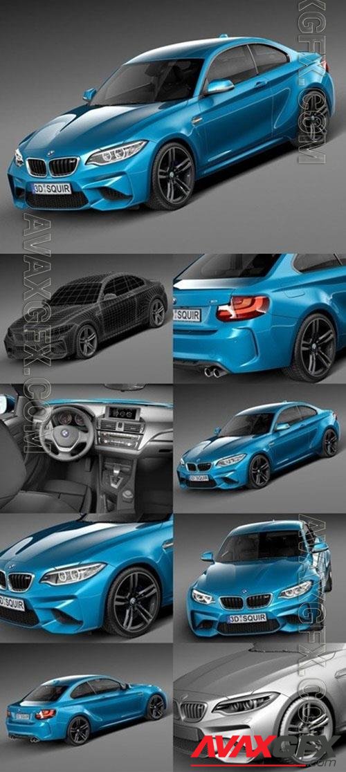 BMW M2 Coupe 2016 - 3d model