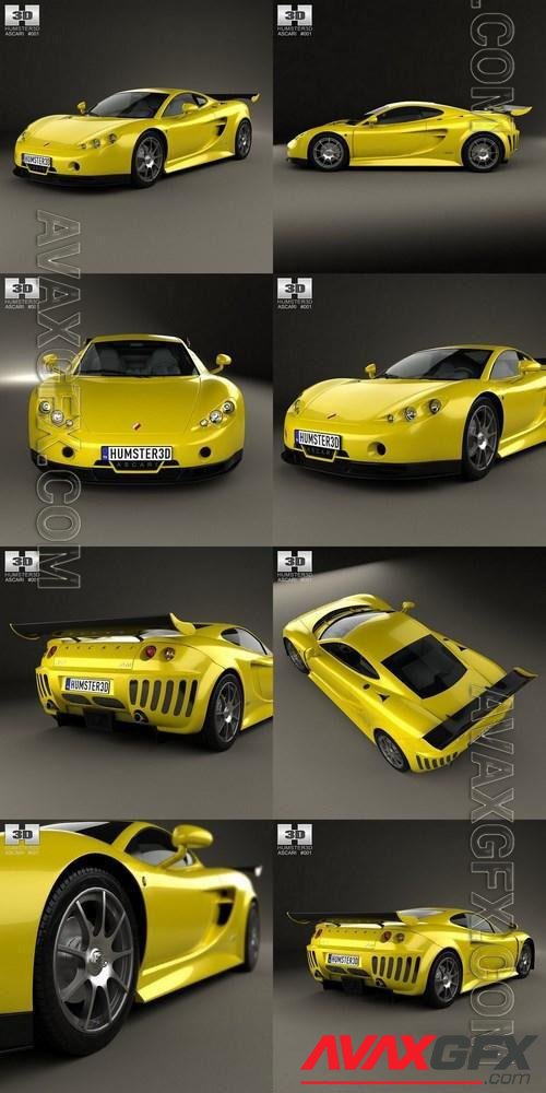 Ascari A10 2006 - 3d model