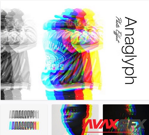 Anaglyph Photo Effect - 14973458