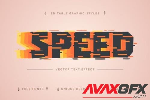 Speed - Editable Text Effect - 14496454