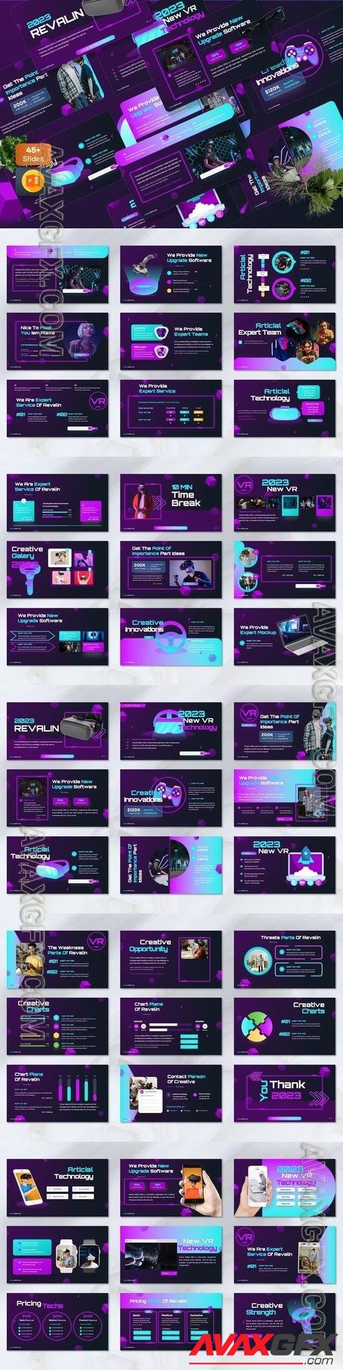 Revalin - Creative Powerpoint Template [PPTX]