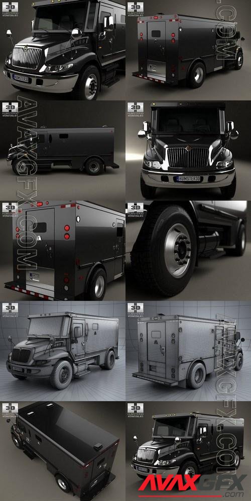 International Durastar Armored 2002 - 3d model