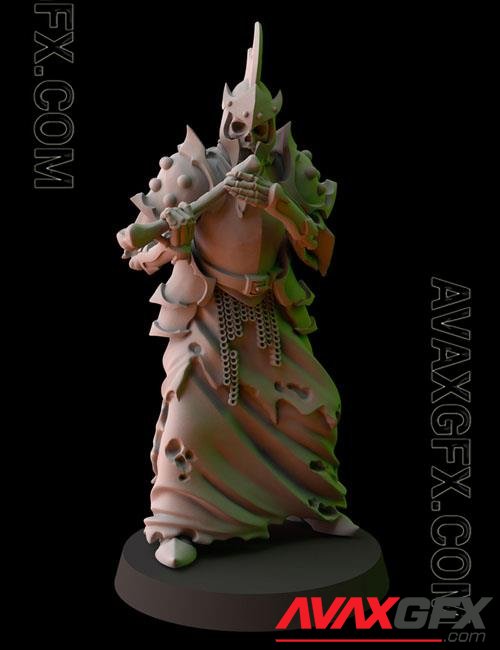 Fantasy Cult Miniatures – Cementery Phalanx Musician 3D Print Model