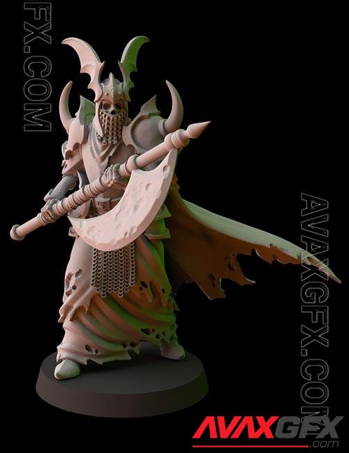 Fantasy Cult Miniatures – Cementery Phalanx Leader 3D Print Model