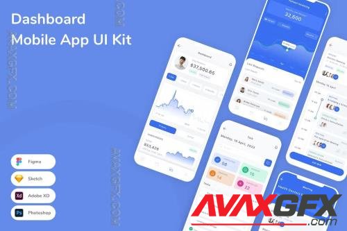 Dashboard Mobile App UI Kit BGPFKEL