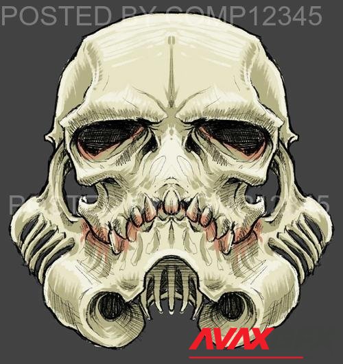 Nikk - Skull Tooper Helmet 3D Print