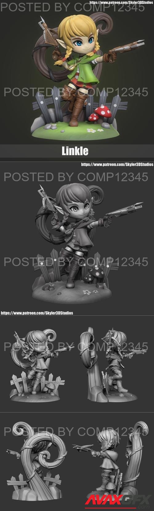 Linkle Chibi from Hyrule Warriors 3D Print