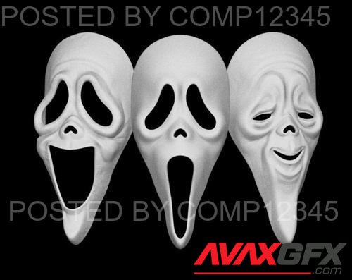 Scarry Movie Masks 3D Print