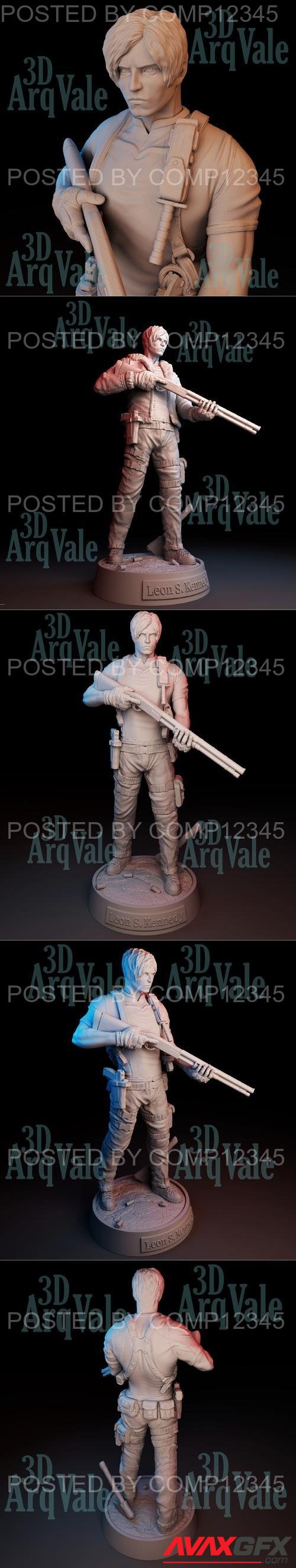 Leon Scott Kennedy - Resident Evil 4 3D Print