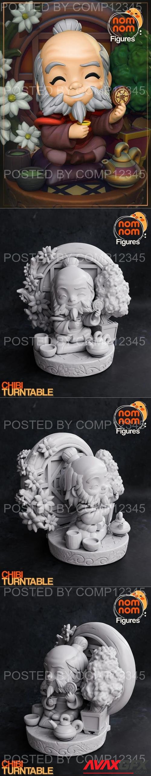 NomNom Figures - Uncle Iroh 3D Print