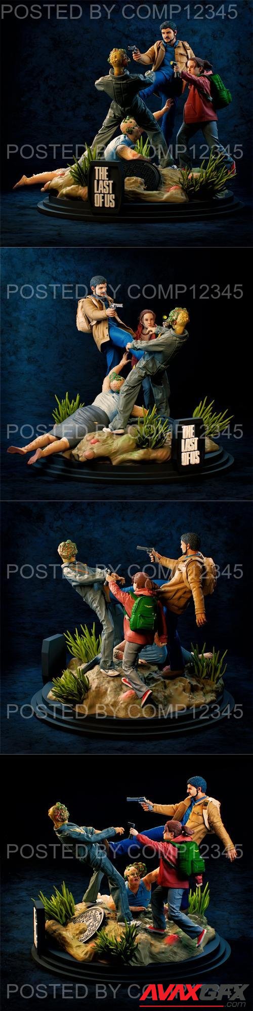 The Last of Us TV serie Diorama 3D Print