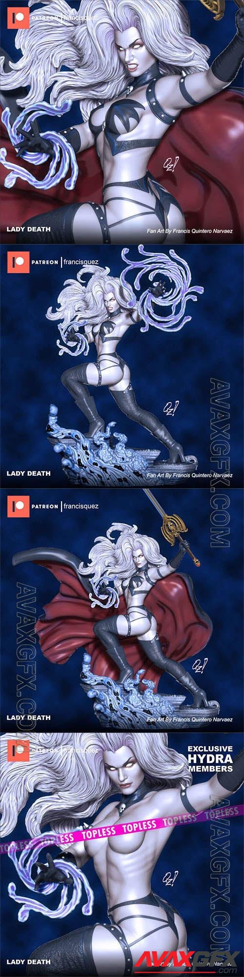 Death Lady 3D Print Model