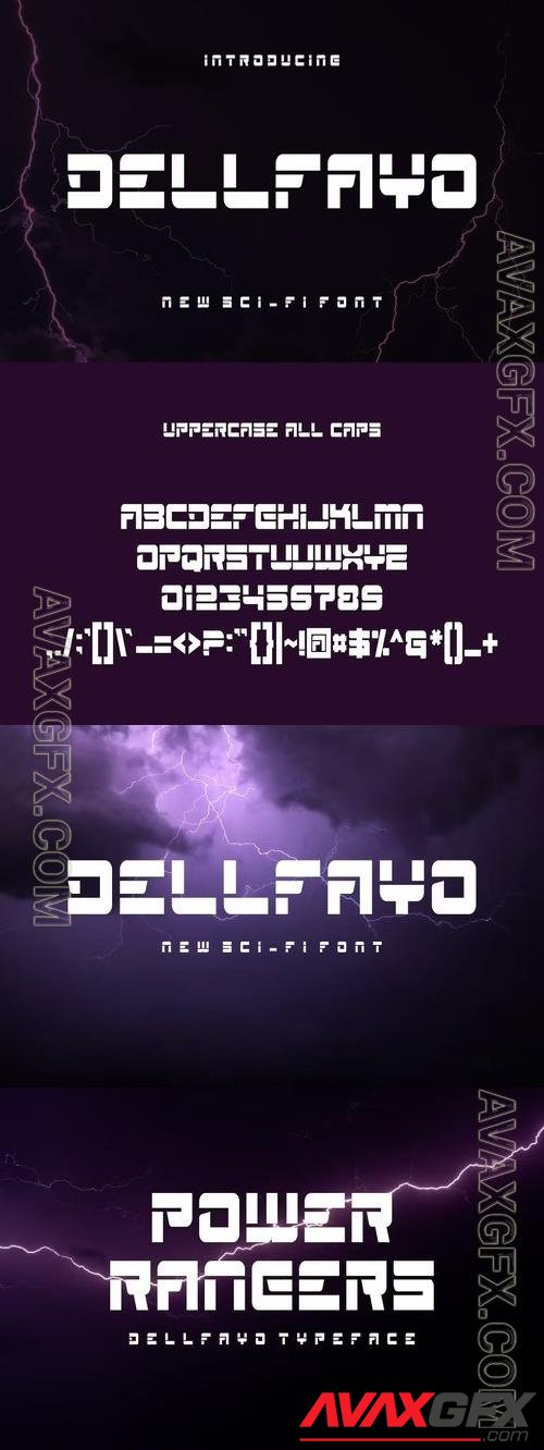 Dellfayo font