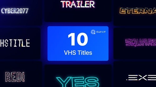 VHS Titles Vol. 02 44762649 [Videohive]