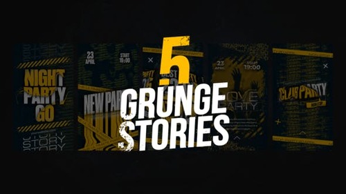5 Grunge Stories 44871934 [Videohive]
