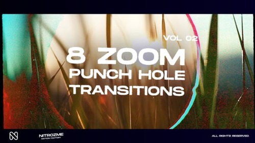 Punch Hole Zoom Transitions Vol. 02 44940734 [Videohive]