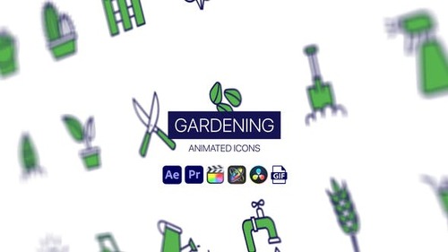 Gardening Animated Icons 44951466 [Videohive]