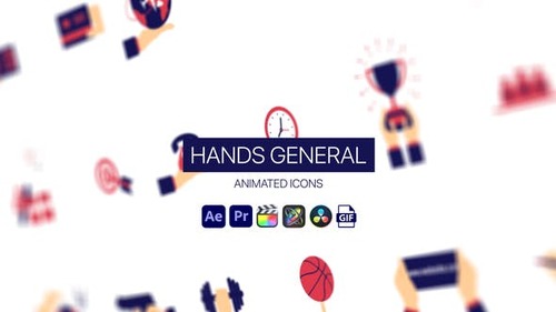 Hands General Animated Icons 44951484 [Videohive]