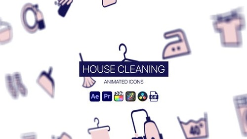 House Cleaning Animated Icons 44951932 [Videohive]